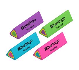 Ластик Berlingo "Triangle", треугольный, термопластичная резина, 44*15*15мм