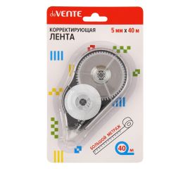 Корректирующая лента 5 мм, 40 м, блистер, европодвес deVENTE