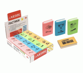 Ластик deVENTE Book цветной