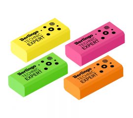 Ластик Berlingo "Technic Expert", прямоугольный, цвета ассорти, 40*18*11мм BLc_00540
