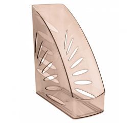 Лоток для бумаг вертикальный Стамм "Тропик", тонированный коричневый ЛТ355