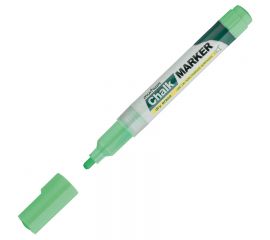 Маркер меловой MunHwa "Chalk Marker" зеленый, 3мм, спиртовая основа, пакет CM-04