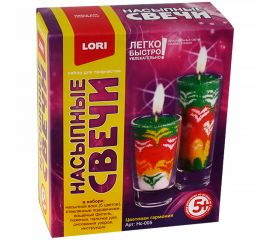 Набор для изготовления свечей Lori "Насыпные свечи. Яркий