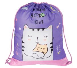 Мешок для обуви 1 отделение ArtSpace "Funny kitty", 340*420мм СДС_31678