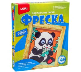 Набор для дет.творчества"Картина-фреска из песка",ассорти LORI