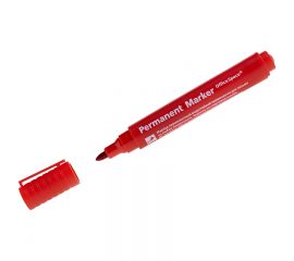 Маркер перманентный OfficeSpace 2 мм.,красный