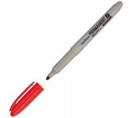 Маркер перманентный MunHwa красный, пулевидный, 1,5мм
