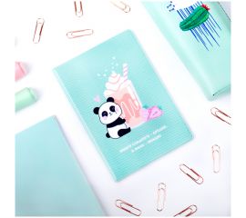 Обложка для паспорта MESHU "Sweet panda", ПВХ, 2 кармана MS_34162