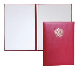 Папка адресная "Герб России"/10
