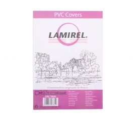 Обложка пластиковая А4 150 мкм Lamirel Transparent (100 шт ) прозрачная