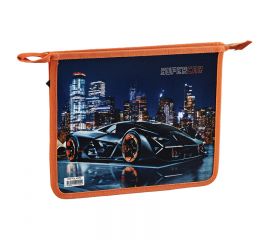 Папка для тетрадей 1 отделение А5 ArtSpace "Supercar", пластик, на молнии ПТЛ-715_42192
