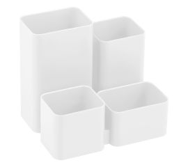 Настольная подставка СТАММ "Юниор", пластиковая, белая ОР-30577