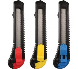 Нож канцелярский 18 мм Attomex ассорти