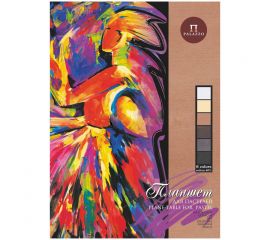 Папка для пастели/планшет А4,18л."Сладкие грезы",160г/м2,6цветов,"Холст"