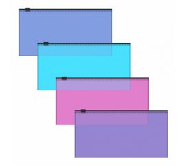 Папка на молнии ZIP A4 ErichKrause Fizzy Pastel ассорти/12