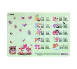 Настольное покрытие, детское, 23*33 см, рисунок, Таблица умножения, deVENTE, 8061120