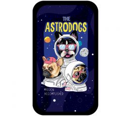 Пенал 3 отделения, 190*110 ArtSpace "Astrodogs", ткань ПТ3_29139