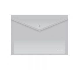 Папка с кнопкой А4 Attomex прозрачная/30