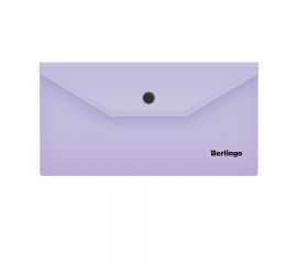 Папка-конверт на кнопке Berlingo "Instinct", C6, 180мкм, лаванда AKk_06507