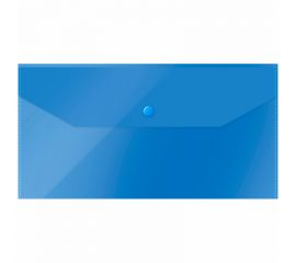 Папка-конверт на кнопке OfficeSpace, С6, 150 мкм, синяя