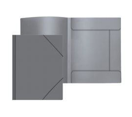 Папка на резинках A4 Attomex серая