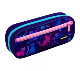 Пенал мягкий 1 отделение, 1 карман, 220*95*50 Berlingo "Galactic", полиэстер, откидная планка PM0913