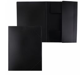 Папка на резинках A4 Attomex черная