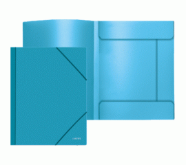 Папка на резинках A4 deVENTE ярко-голубая