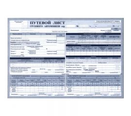 Путевой лист груз.авт.№4-П 100шт