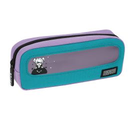 Пенал мягкий с прозрачным окошком, 1 отделение, 205*80*50 F?rst "Cool girl", текстиль с ПВХ FT-PM-04