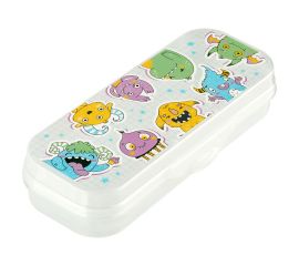 Пенал-футляр, 215*90*43 СТАММ "Монстрики", прозрачный ПН-31469