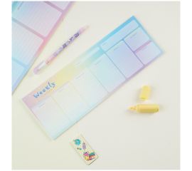 Планер на неделю MESHU 297*105мм, "Candy color", на склейке