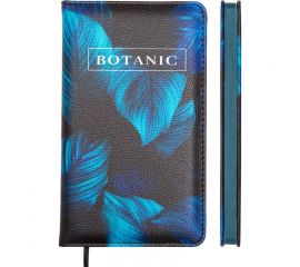Планинг карманный 100х170 мм недатированный, 80 л, кожзам "deVENTE. Botanic" с изумрудным срезом