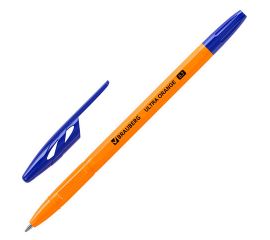 Ручка шариковая BRAUBERG "ULTRA ORANGE", СИНЯЯ, узел 0,7 мм, чернила ГЕРМАНИЯ, наконечник ШВЕЙЦАРИЯ,