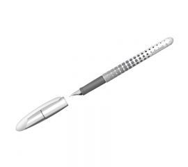 Ручка перьевая Schneider "Voyage", 1 картридж, грип, серый корпус