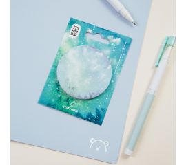 Самоклеящийся блок MESHU "Galaxy", 60мм, 50л., европодвес, Mint MS_87293