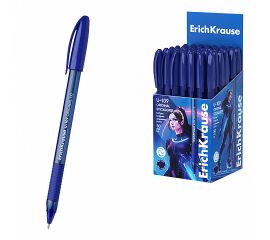 Ручка шариковая синяя 1,0 мм грип одноразовая ErichKrause Original Stick&Grip U-109