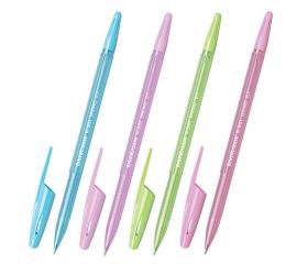 Ручка шариковая ERICH KRAUSE "R-301 Spring Stick" синяя, 0,7м