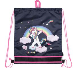 Сумка для сменной обуви "deVENTE. Magic Unicorn" 40x47 см, водоотталкивающая ткань, на веревочной за
