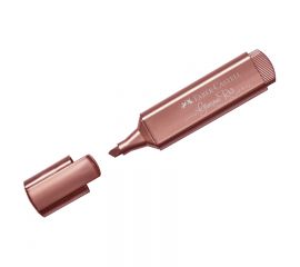 Текстовыделитель Faber-Castell "TL 46 Metallic", мерцающий красный, 1-5мм 154673
