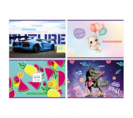 Альбом для рисования 08л., А4, на скрепке BG "Mix. Универсальный", эконом