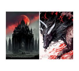 Тетрадь 48л., А5, клетка Greenwich Line "Mystical monster", матовая ламинация, ЕВРО