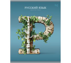 Тетрадь предметная 48л. BG "Заглавные-главные" - Русский язык, эконом ТПск48 63759