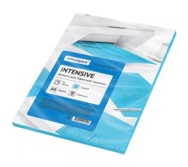 Бумага цветная OfficeSpace intensive А4, 80г/м2, 50л. (голубой) 245181