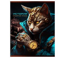 Тетрадь предметная 48л. BG "Мир будущего" - История, металлизированный картон ТП5ск48 56334