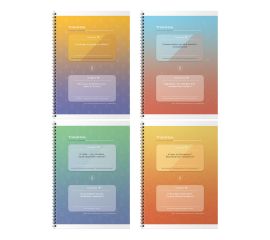 Тетрадь-словарик 48л., А5 для записи иностранных слов на гребне BG "Переводчик" ТС5гр48 12593