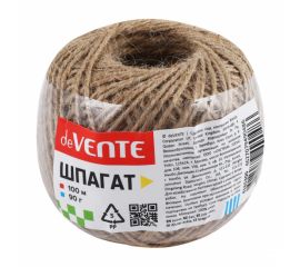 Шпагат, волокно джутовое, 100 м, deVENTE