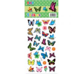 Набор наклеек для творчеcтва 16х9 см "Butterfly word" deVente