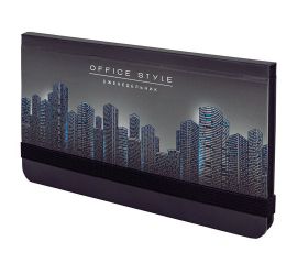 Еженедельник 171х93 мм недатированный, 64 л, картон BRAUBERG "Night City" с резинкой