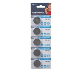 Элемент питания GoPower CR2032 Lithium Battery.  3V BL5